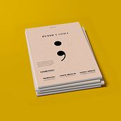 Punto y coma: revista de literatura. Design editorial, e Design gráfico projeto de Mayra Prieto Ballen - 16.12.2020