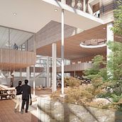 Proyecto Fin de Máster - Biblioteca y Centro de Estudios José de la Gándara (Valladolid). Projekt z dziedziny  Architektura użytkownika Mateo Bolado García - 10.07.2020
