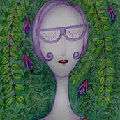 Mulheres. Drawing, Portrait Drawing, Botanical Illustration, Ink Illustration, Painting, and Watercolor Painting project by Marinês Eiterer - 12.16.2020