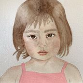 Mi Proyecto del curso: Retrato en acuarela a partir de una fotografía. Watercolor Painting project by Brenda Madrigal - 12.16.2020