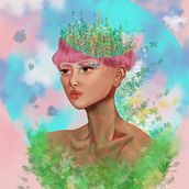 My project in Digital Fantasy Portraits with Photoshop course. Traditional illustration, Drawing, Digital Illustration, Portrait Drawing, Digital Drawing, and Digital Painting project by Mary Vang - 12.16.2020