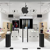 Propuesta de Diseño e Iluminación Comercial para tienda Apple en base a estilo Minimalista-Biofílico. Un progetto di 3D, Architettura, Architettura d'interni, Progettazione 3D, Lighting design, Interior design e Modellazione 3D di Harold Walter Landeo Huamán - 16.12.2020