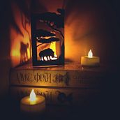 Candlestick-lamp Africa. Design, and Paper Craft project by Olesya Plusheroid - 06.10.2018