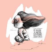 Ana y Pollito. Traditional illustration project by Erwin Aguirre - 11.16.2020