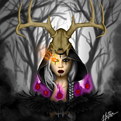 Mi Proyecto del curso: Retratos digitales de fantasía con Photoshop. Un progetto di Illustrazione digitale di Henku Rodriguez - 17.12.2020