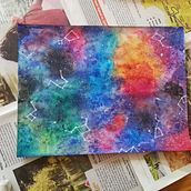 My galaxy project in Modern Watercolor Techniques course . % Noemie Chaudy tarafından hazırlanan Sulubo, Ve a Resim projesi - 12.17.2020