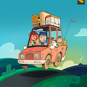 Trip. Traditional illustration project by Alexandre Barcelos - 12.17.2020