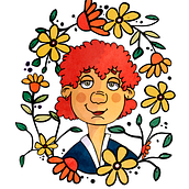 Mi Proyecto del curso: Retrato ilustrado con elementos botánicos. Digital Illustration project by dancolondon_37 - 12.17.2020