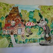 Meu projeto do curso: Introdução à ilustração infantil. Un projet de Illustration traditionnelle de Ana Rita Pereira - 17.12.2020