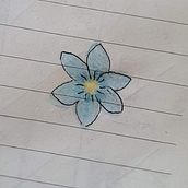 Flor. Desenho a lápis projeto de Milén Rojas - 17.12.2020
