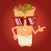 Motion Graphics para Shawarmas Kalambur. Animação, Ilustração digital, e Motion Graphics projeto de Mateo Ruales Flores - 17.12.2020
