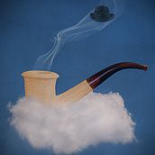 Homenaje a René Magritte. Photomontage project by majevanu - 12.18.2020