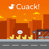 Cuack: App de transporte público. App Design, and UX / UI project by Sergio Cuello - 01.09.2020