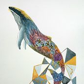 Meu projeto do curso:  Técnicas de aquarela para ilustrações com um toque de sonho. Fine Arts, Drawing, Traditional illustration, Acr, lic Painting, and Watercolor Painting project by Adriana Tung Gerencer - 12.18.2020