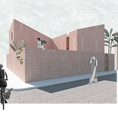 Meu projeto do curso: Representação gráfica de projetos arquitetônicos. Un proyecto de Diseño 3D, Arquitectura, Collage, Fotomontaje, Ilustración digital y Visualización arquitectónica de laura_haro - 18.12.2020