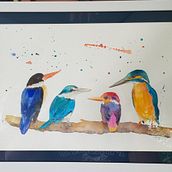 My project in Artistic Watercolor Techniques for Illustrating Birds course. Traditional illustration, Watercolor Painting, Realistic Drawing, and Naturalistic Illustration project by Lauren Higgs - 12.18.2020