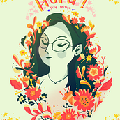 My project in Illustrated portraits with botanical elements course. Digital Illustration project by nitya.lven - 12.19.2020