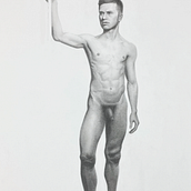 Mi Proyecto del curso: Dibujo realista de la figura humana. Desenho anatômico projeto de Gabriel García - 20.12.2020