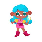 Meu projeto do curso: Design de personagens para animação com Photoshop. Un projet de Animation, Conception de personnages , et Animation de personnages de Sophie Vitória Moraes Carvalho - 07.02.2021