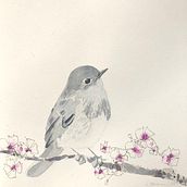 My project in Artistic Watercolor Techniques for Illustrating Birds course. Traditional illustration, Painting, and Watercolor Painting project by cm_stoneman - 12.19.2020