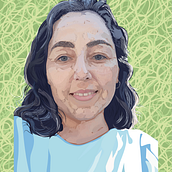 Retrato de Mujer. Fine Arts, Drawing, Digital Design, Traditional illustration, Digital Illustration, Vector Illustration & Instagram project by Ignacio Ortiz Martinez - 12.19.2020