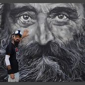 Parte del proyecto @luchaporloimposible (Málaga). Un progetto di Street Art, Illustrazione tradizionale, Belle arti e Pittura di Juan María Rivero - 20.12.2020