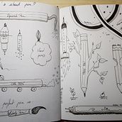 My project in The Art of Sketching: Dreamed, Real Life and so on. Sketchbook project by blynthis - 01.27.2021
