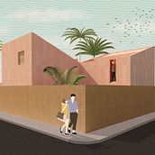 Mi Proyecto del curso: Representación gráfica de proyectos arquitectónicos. 3D, Architecture, and Architectural Illustration project by Sofia Alfaro Vergara - 12.20.2020