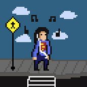 Mi Proyecto del curso: Animación de personajes en pixel art para videojuegos . 2D Animation, and Pixel Art project by Gregorio Almazán - 12.21.2020