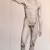 Dibujo realista de la figura humana.. Fine Arts project by Juana María Martín Sánchez - 12.21.2020