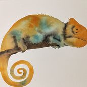 My project in Experimental Watercolor Techniques for Beginners course. Un proyecto de Pintura a la acuarela de silvia_martelli_pro - 21.12.2020