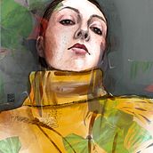 Self portrait. Digital Illustration project by Barbara Pala - 12.21.2020
