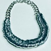 Silver Necklace . Un progetto di Artigianato e Design di gioielli di bmenekse011 - 21.12.2020