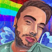 Mi Proyecto del curso: Retratos pictóricos con técnicas digitales. Un proyecto de Dibujo de Retrato, Ilustración tradicional e Ilustración digital de Edwin Santana Talavera - 22.12.2020