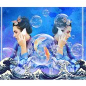 Floating World. Un proyecto de Ilustración digital de deannecalifornia - 22.12.2020