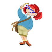 Mi Proyecto del curso: Diseño de personajes para animación con Photoshop. Character Animation project by Mercedes Orduña Saenz - 12.25.2020