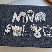 My project in Introduction to Raised Embroidery course . Broderie de terasita - 12.22.2020