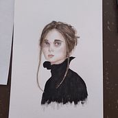Mi Proyecto del curso: Retrato en acuarela a partir de una fotografía. Watercolor Painting project by enyamaccomish - 12.22.2020