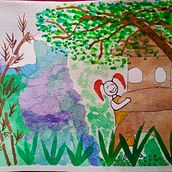 Mi Proyecto del curso: Ilustración en acuarela con influencia japonesa. Traditional illustration project by Catherine Correa - 12.22.2020