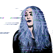 Elisa (digital portrait). Digital Drawing project by Alexandra Edwards - 12.22.2020