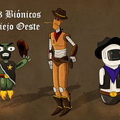 Meu projeto do curso: Los 3 Biónicos del Viejo Oeste. Comic, Digital Drawing, Digital Illustration, and Editorial Illustration project by Guilherme Oliveira - 12.24.2020