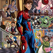 My project in The Superhero Comic: Narrative and Graphic Design course. 2D Animation project by Marcelo Medina - 01.13.2021