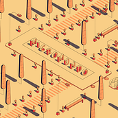 MicroMundo ilustrado - Guía de Estilo Vectorial. Digital Architecture, and Traditional illustration project by Óscar Santibáñez Andrade - 12.22.2020