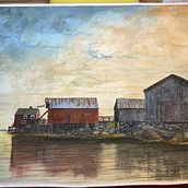 My project in Architectural Sketching with Watercolor and Ink course. Watercolor Painting project by paulk_1 - 12.24.2020