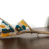 Weaving em tronco . Creativit project by Paula Brandão - 12.24.2020