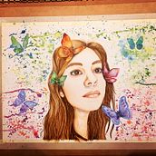 Mi Proyecto del curso: Retrato en acuarela a partir de una fotografía. Projekt z dziedziny Trad, c i jna ilustracja użytkownika Fátima Torres - 16.12.2020