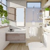 3D Render - Interior (Bathroom). 3D, Architecture, Digital Architecture, Interior Architecture, Decoration, 3D Design, Interior Design, Architectural Photograph, Interior Photograph, Interior Decoration, 3D Modeling, and ArchVIZ project by Luis Aguilar - 12.24.2020