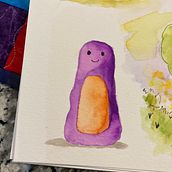 first time ever using watercolor- thank you for your course!. Watercolor Painting project by amber_rieder - 12.25.2020