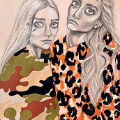Mi Proyecto del curso: Retrato con lápiz, técnicas de color y photoshop. Un proyecto de Creatividad e Ilustración tradicional de nikiro_studio - 25.12.2020