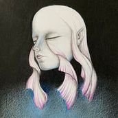 My project in Chiaroscuro Creative Portrait with Pencils course. Traditional illustration project by Luis Arenas - 12.26.2020